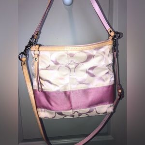 Pink Coach Crossbody bag
